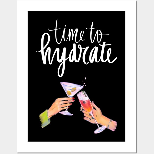 Time To Hydrate Wall Art by Novelty Depot